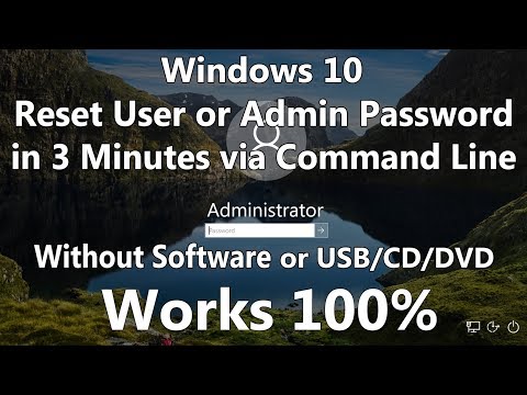2021 Reset Windows 10 Password without Software or...