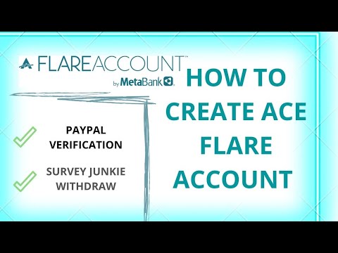 HOW TO CREATE ACE FLARE ACCOUNT META BANK | PAYPAL...