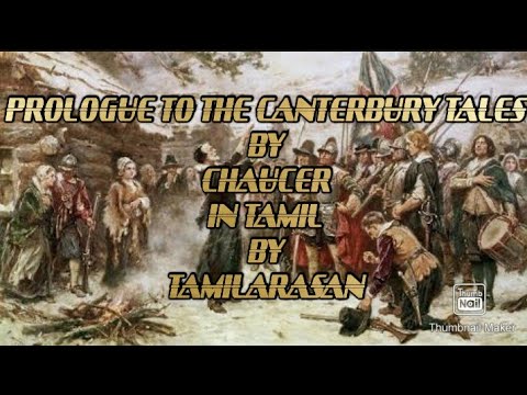 PROLOGUE TO THE CANTERBURY TALES BY CHAUCER IN TAMIL...