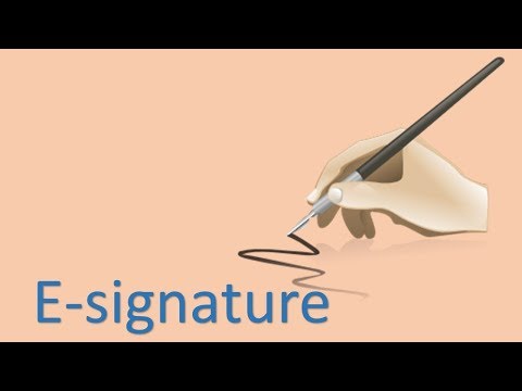 How to let customers sign with E-signatures