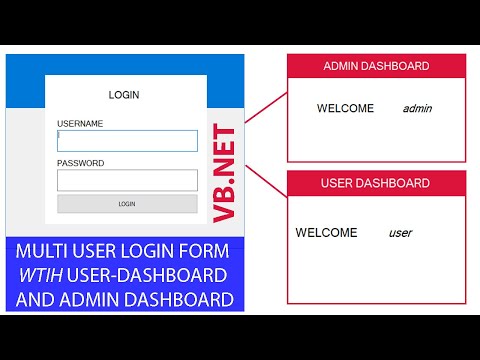 PART #1 | Multi User using One Login Form with User...