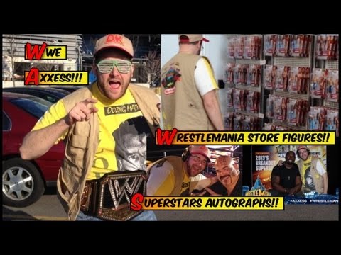 WWE ACTION INSIDER: Wrestlemania Axxess wrestling...