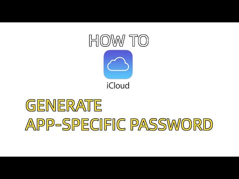 Apple ID: Create APP specific password for iPhone,...