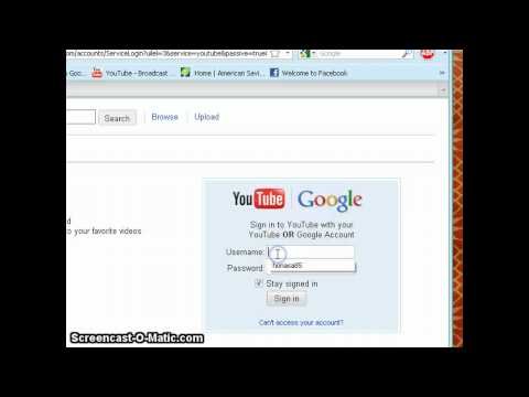 How to sign in Youtube using a Google Account
