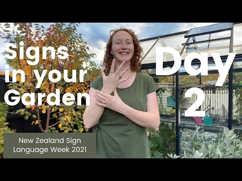 NZSL WEEK 2021 - Sign Language in the Garden #2