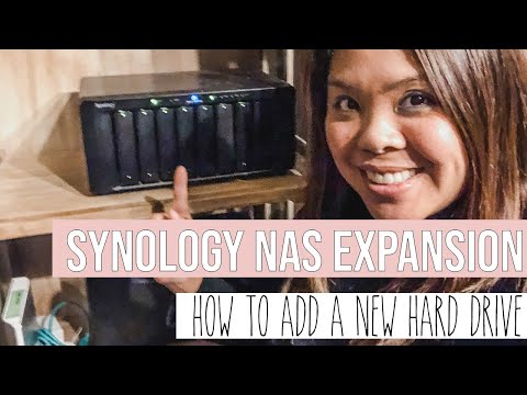 Add or EXPAND Hard Drive on Synology NAS (Network...