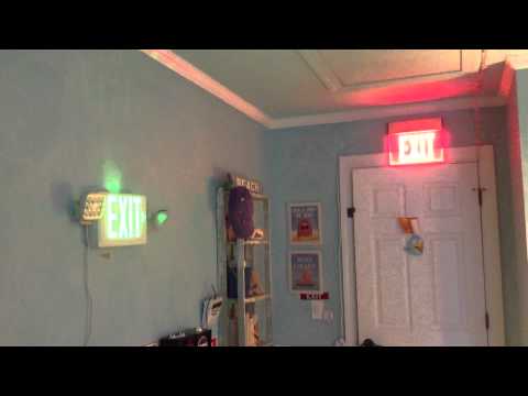 Exit sign and emergency light updates