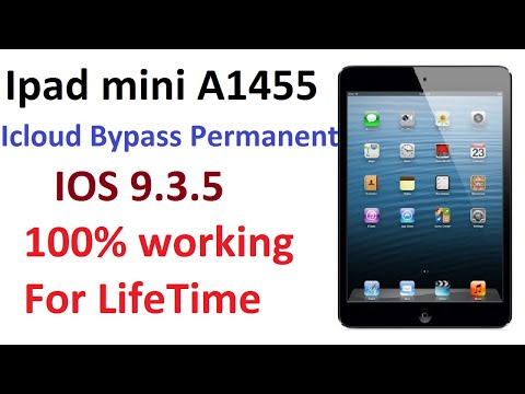 iPad mini iCloud Bypass A1455 lifetime 100% working...