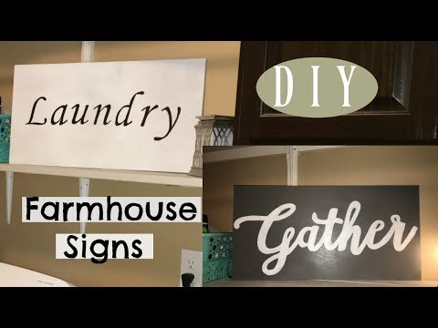 DIY Farmhouse Wood Sign | "Easy Hack" when you don't...