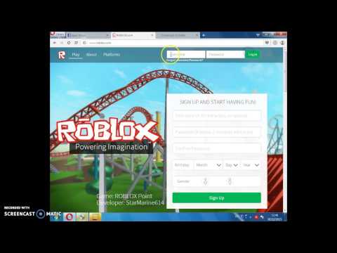 HOW TO LOG IN WITH FB IN ROBLOX