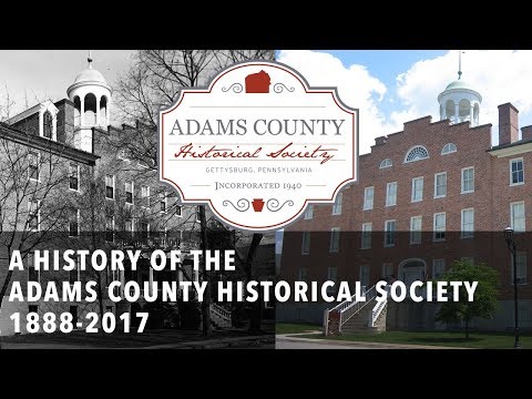 A History of the Adams County Historical Society:...