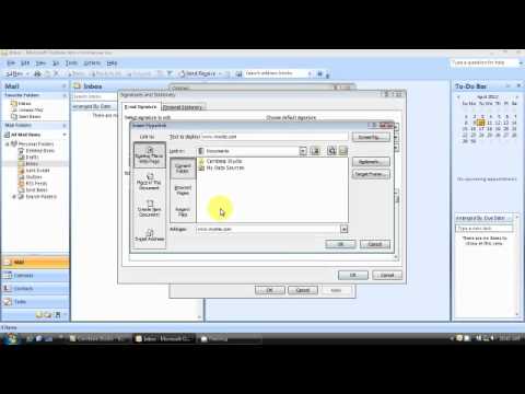 How To Set up A Signature In Outlook 2007