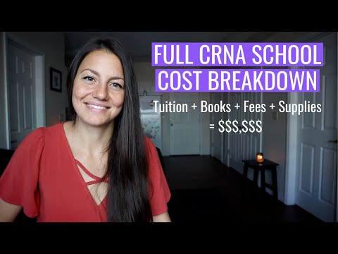 How Much I Paid For CRNA School...