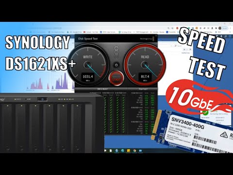 Synology DS1621xs 10Gbe and NVMe SSD Cache Test