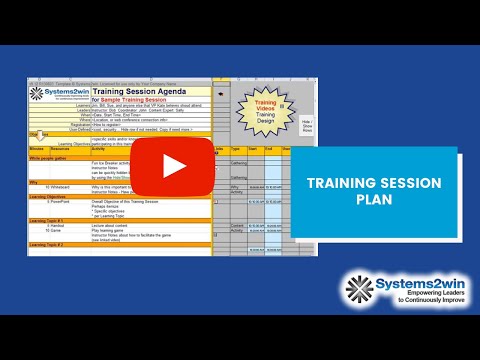Training Session Planning Checklist