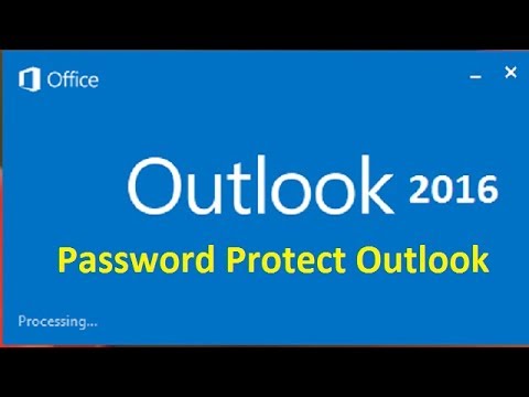 How to Set Password In Outlook 2016 ,2010 2007,365 |...