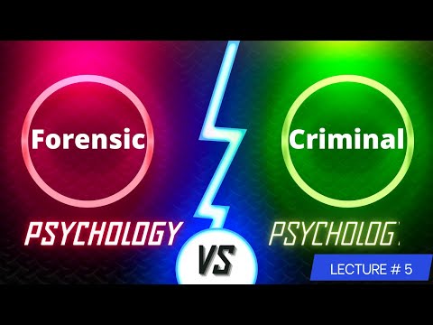 Forensic Psychology Lecture # 05 | Forensic and...
