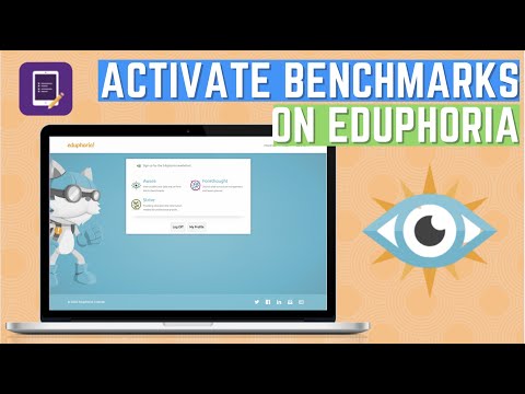 How to activate and start BENCHMARKS on EDUPHORIA