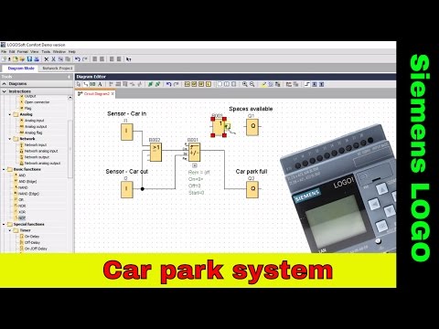 Simple car park system - Siemens Logo tutorial.PLC...
