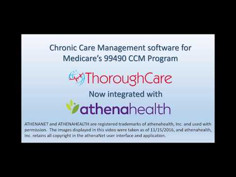CCM with ThoroughCare and athenahealth