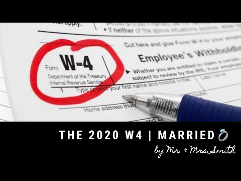 How To Fill Out 2020 W4 Withholding Form Using IRS...