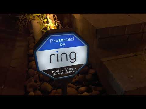Ring Alarm Solar Yard Sign