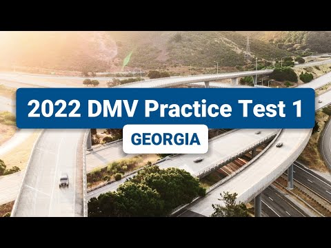 2021 Georgia DMV Practice Test #1