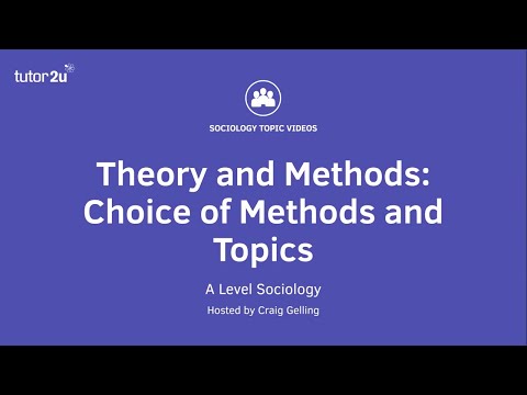 Research Methods: Choice of Topic and Methods...