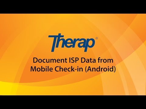 Video - Document ISP Data from Mobile Check-in...
