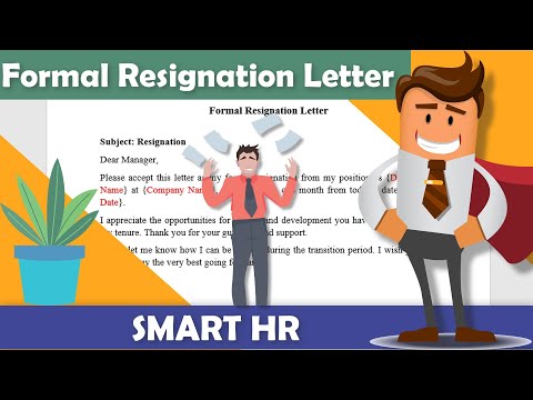 Formal Resignation Letter | Resignation Email |@SMART...