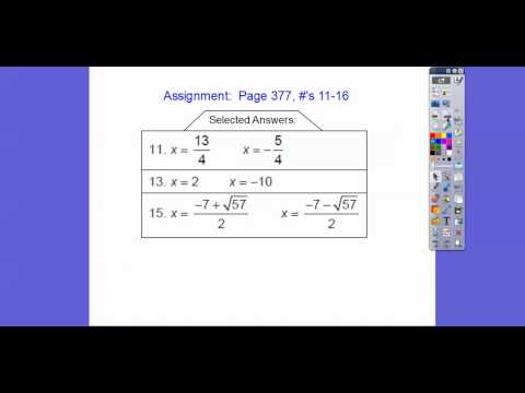 Solve Equations by Completing the Square - Module 9.2...