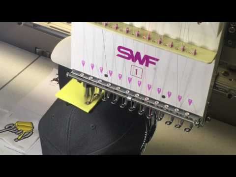 How to embroider a multi color 3D puff foam logo on a...