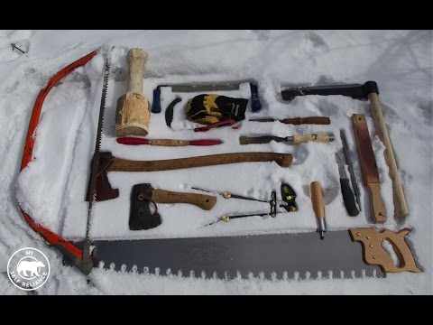 The Hand-tools I Am Using to Build My Log Cabin and...