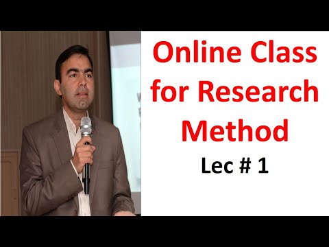 First Online Class for Business Research Methods |...