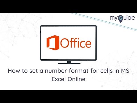 How to set a number format for cells in MS Excel...