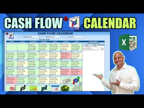 How To Create Your Own Cash Flow Calendar In Excel...