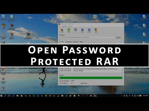 How to Open Password Protected RAR or Zip File without...