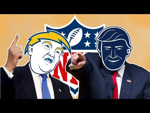All 32 NFL Logos Redesigned as Donald Trump