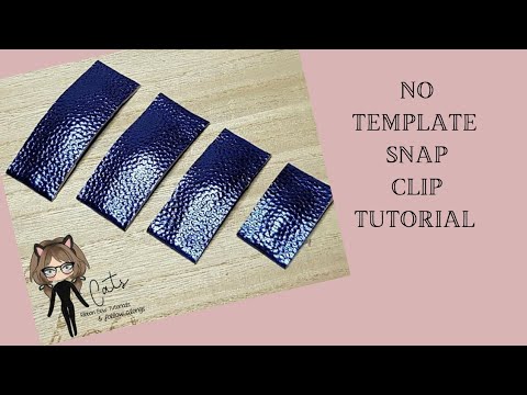 HOW TO MAKE SNAP CLIPS / DIY SNAP CLIP TUTORIAL / HOW...