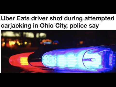 Uber Eats Driver shot during attempted carjacking in...