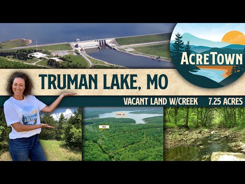 Land for Sale w/Creek Near Truman Lake, MO | 7 acres |...