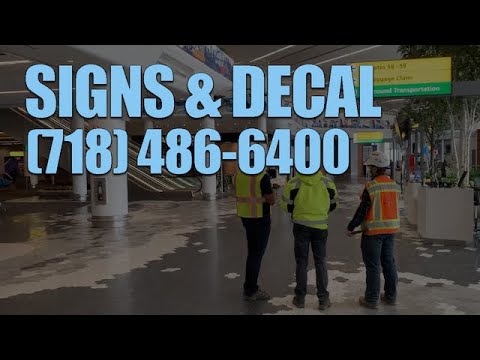 Signs & Decal LaGuardia Airport Expansion NYC...