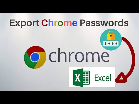 How to export passwords from Chrome