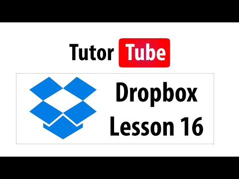 Dropbox Tutorial - Lesson 16 - Modify Sharing Options...