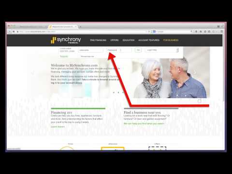 amazon/synchrony bank online bill pay