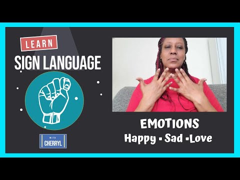 Learn Sign Language - Emotions with Ms. Cherryl