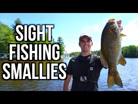 Sight Fishing BIG Bass in Clear Water - VLOG