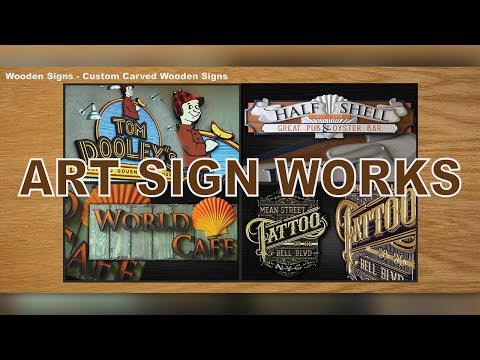 Wooden Signs - Custom Carved Wooden Signs