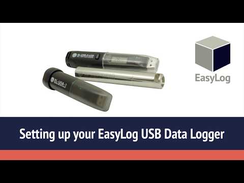 EasyLog USB Data Logger Setup