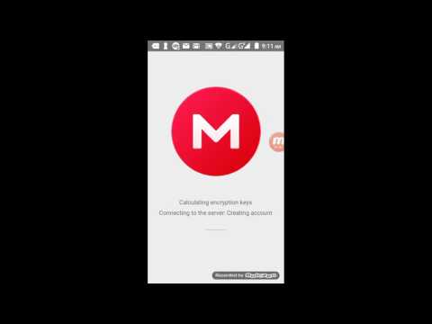 how to create mega account on android